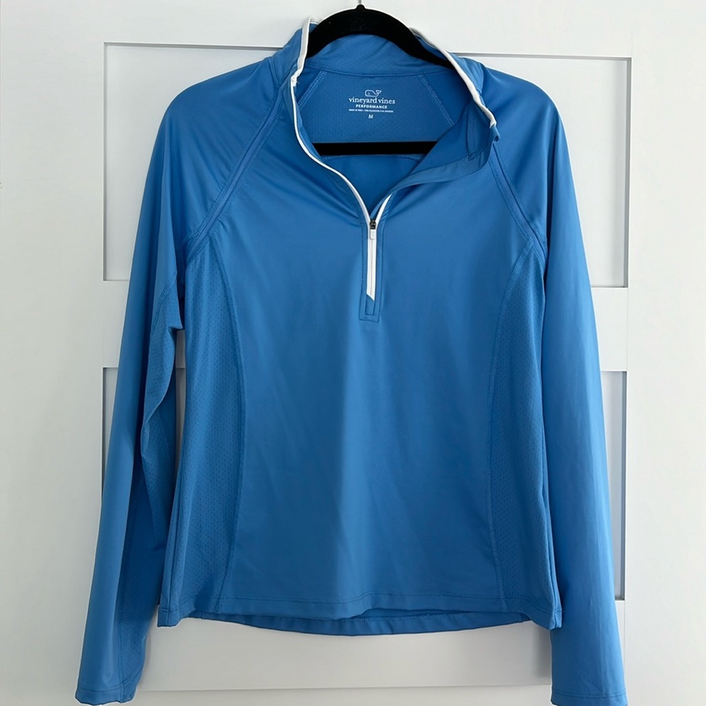 Vineyard Vines Performance solid half zip medium